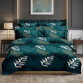 Pościel z mikrofibry zielona w liście 140x200 2 el. Emerald Canopy h1690